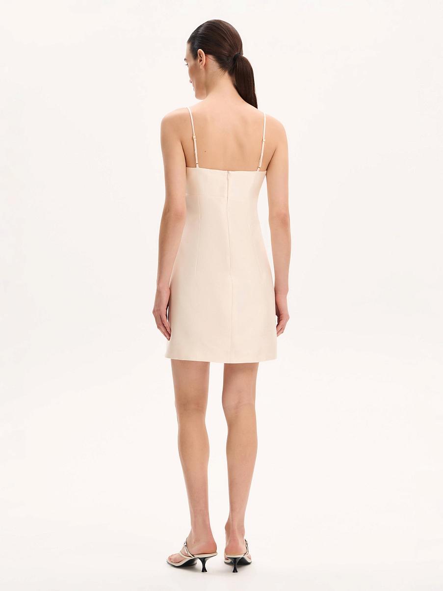 Платье из шерсти и шелка