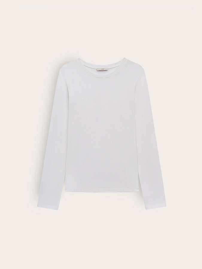 LSSL-682004 Лонгслив (белый, M)