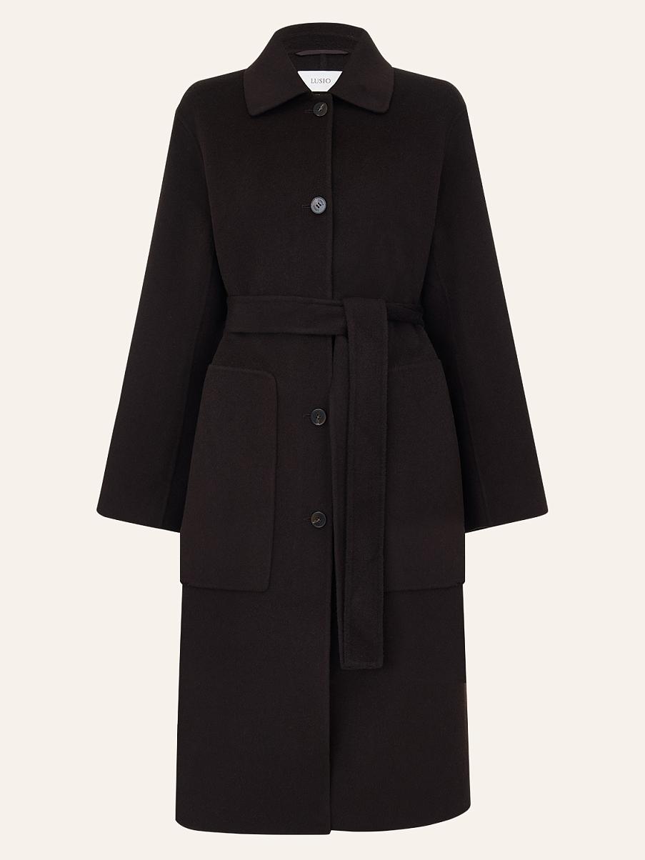 Пальто из шерсти мериноса