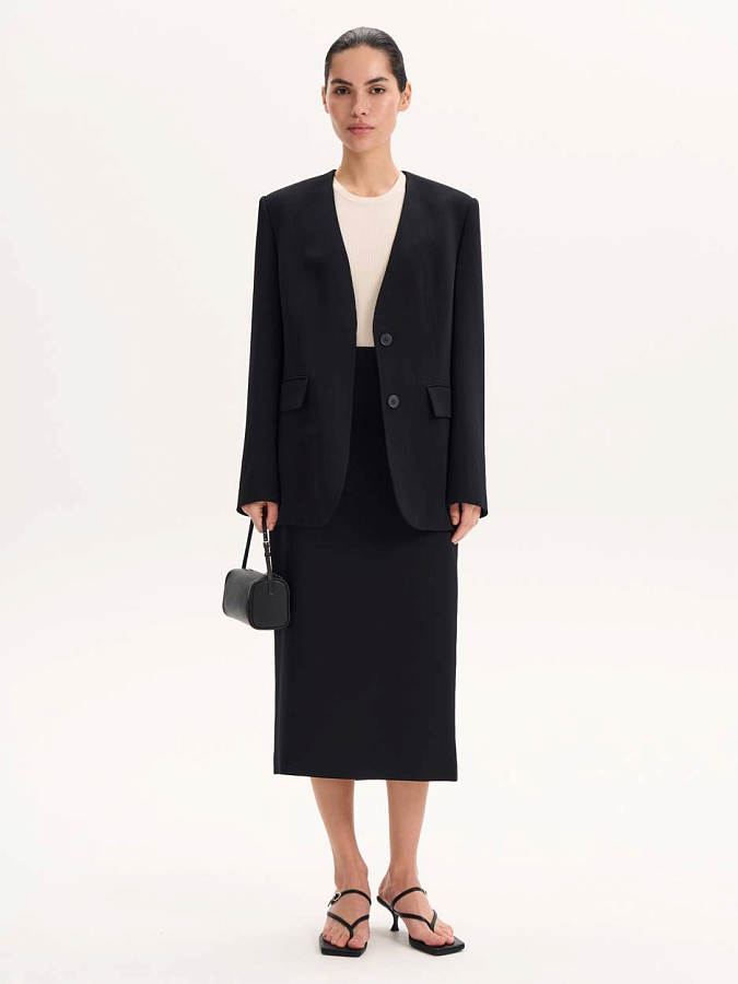 LSSL-032017 Юбка (черный, M)