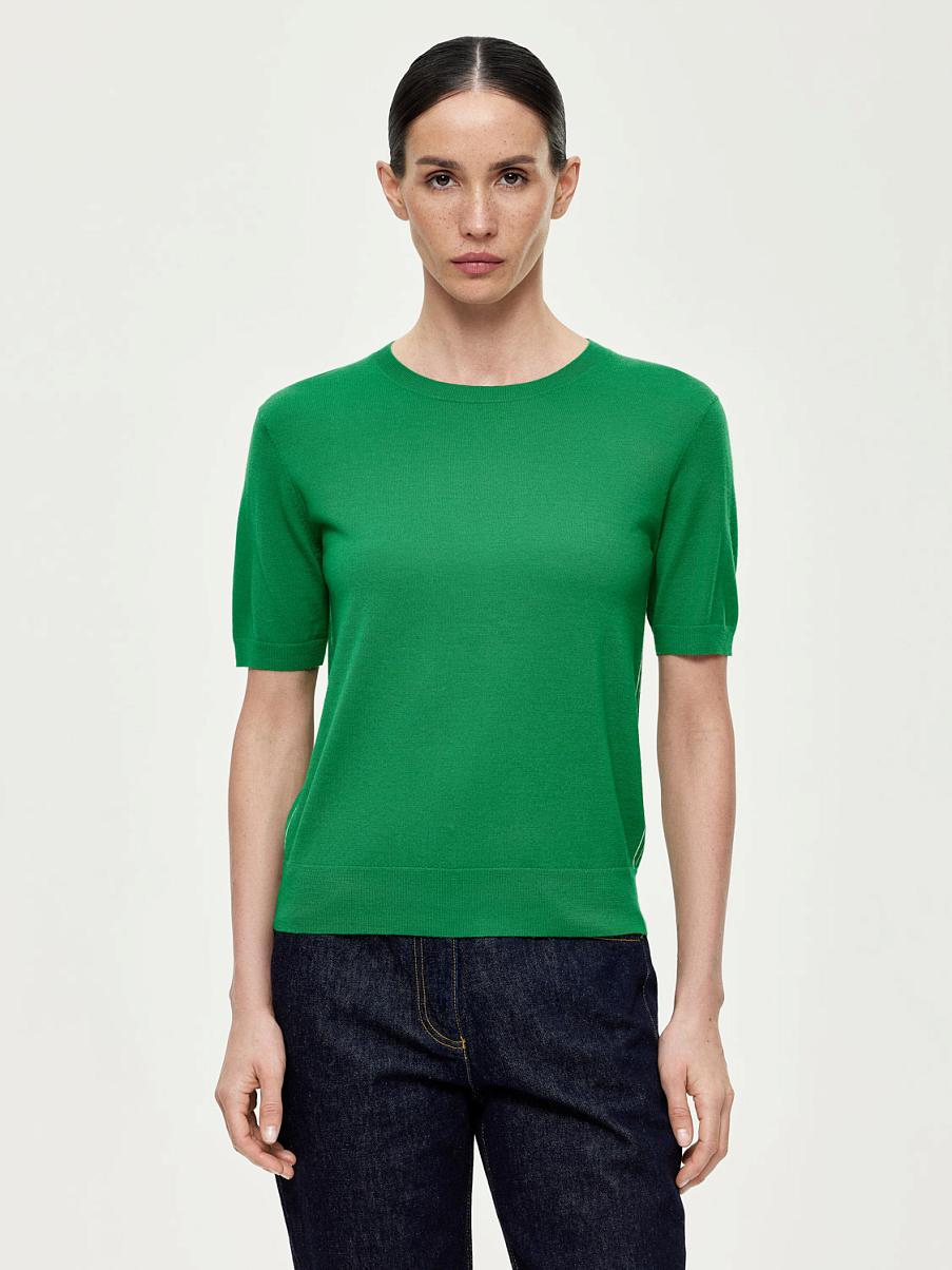 Трикотажная футболка из шерсти мериноса