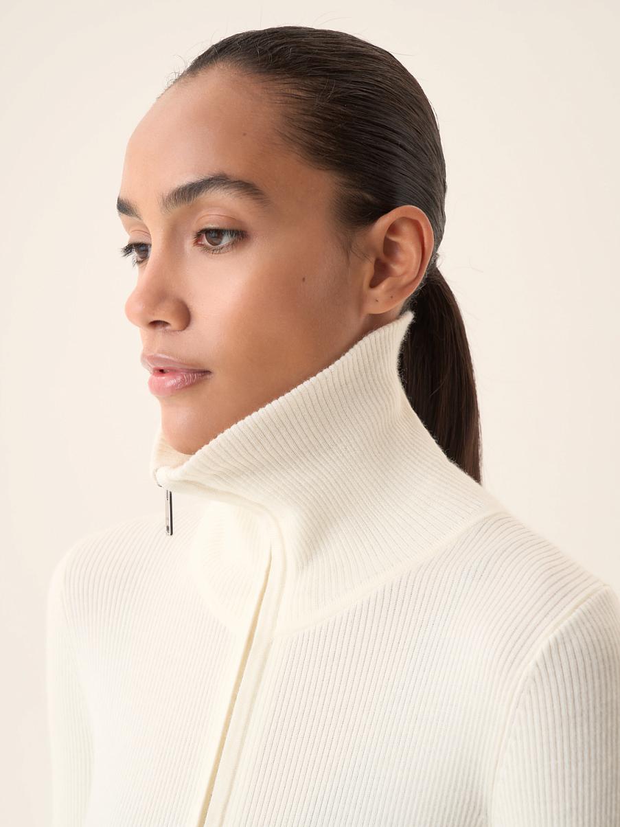 Кардиган из шерсти мериноса на молнии