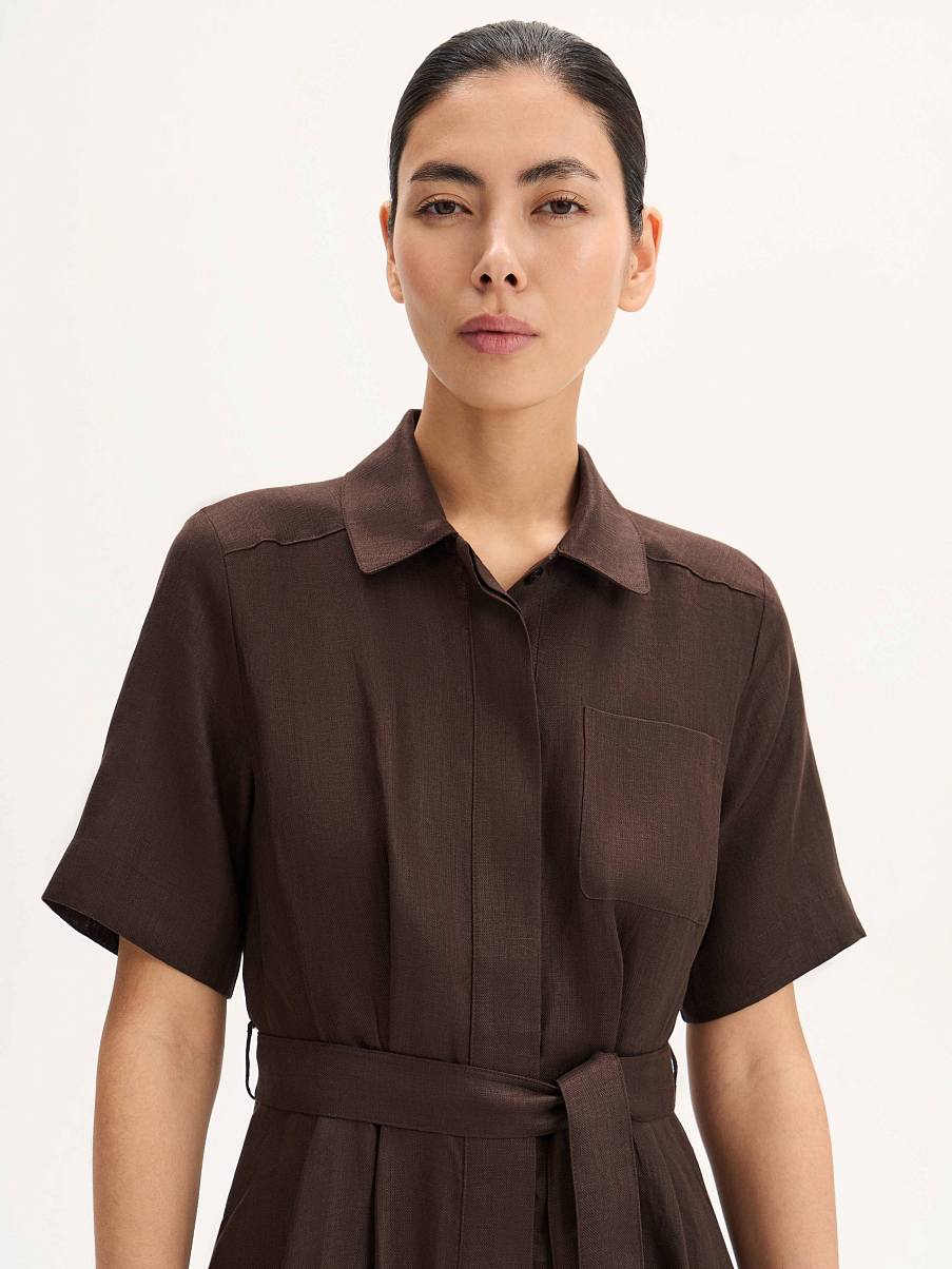 Платье льняное