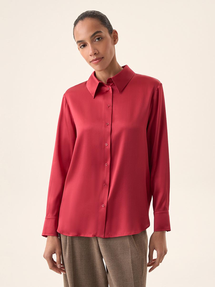 Шелковая рубашка
