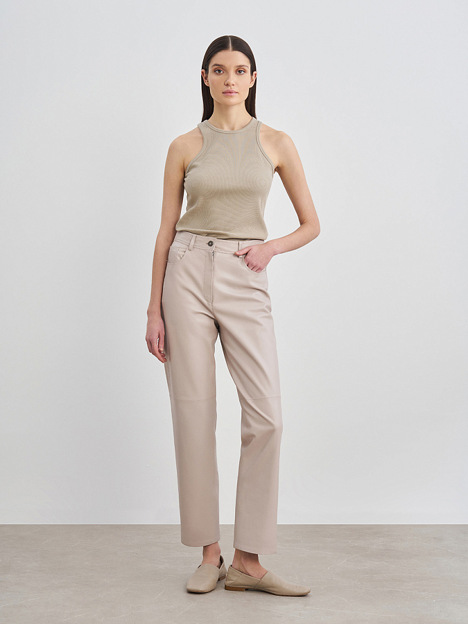 LSSS-372010 Топ (бежевый, L)