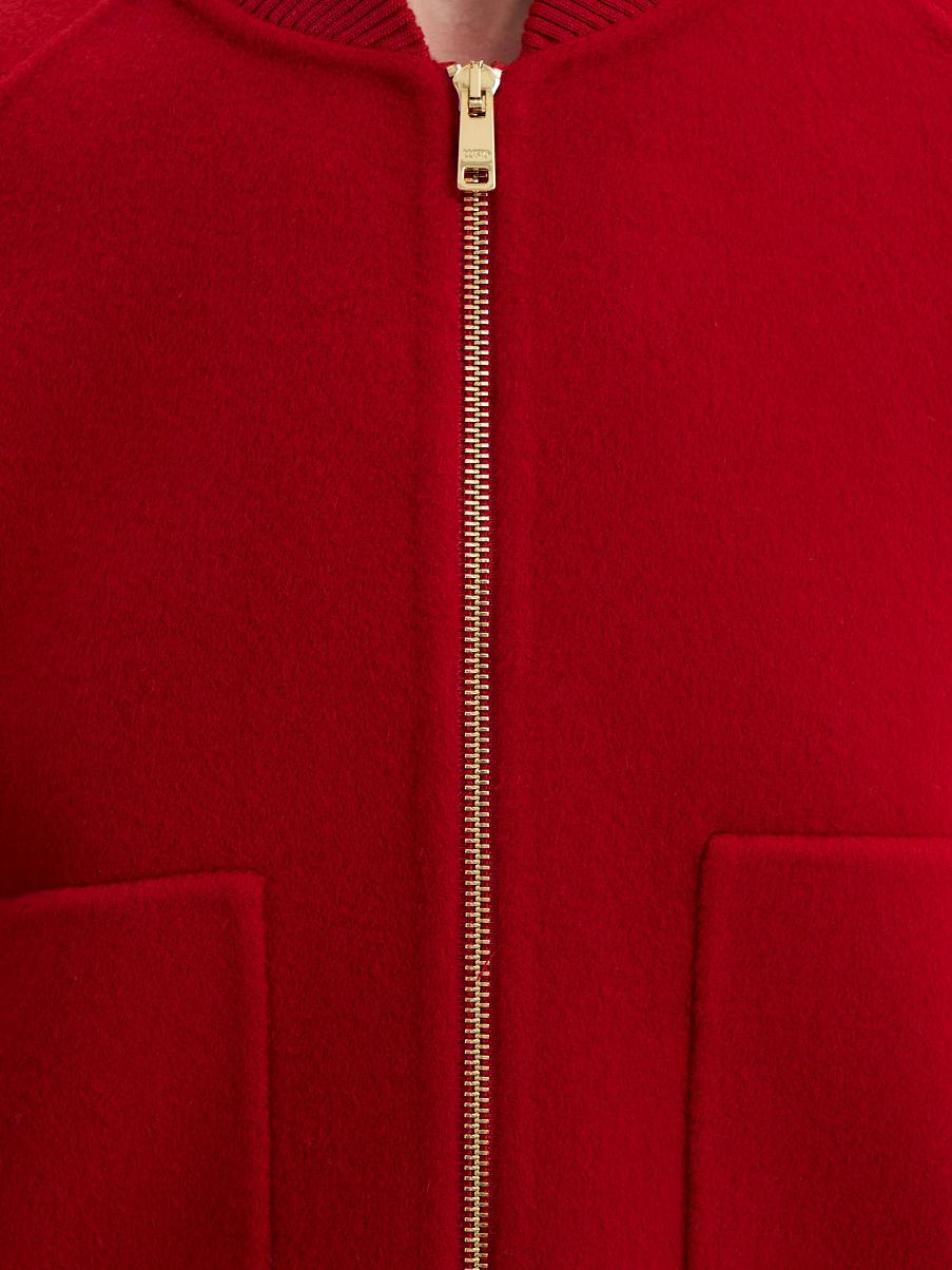 Бомбер из кашемира и шерсти мериноса