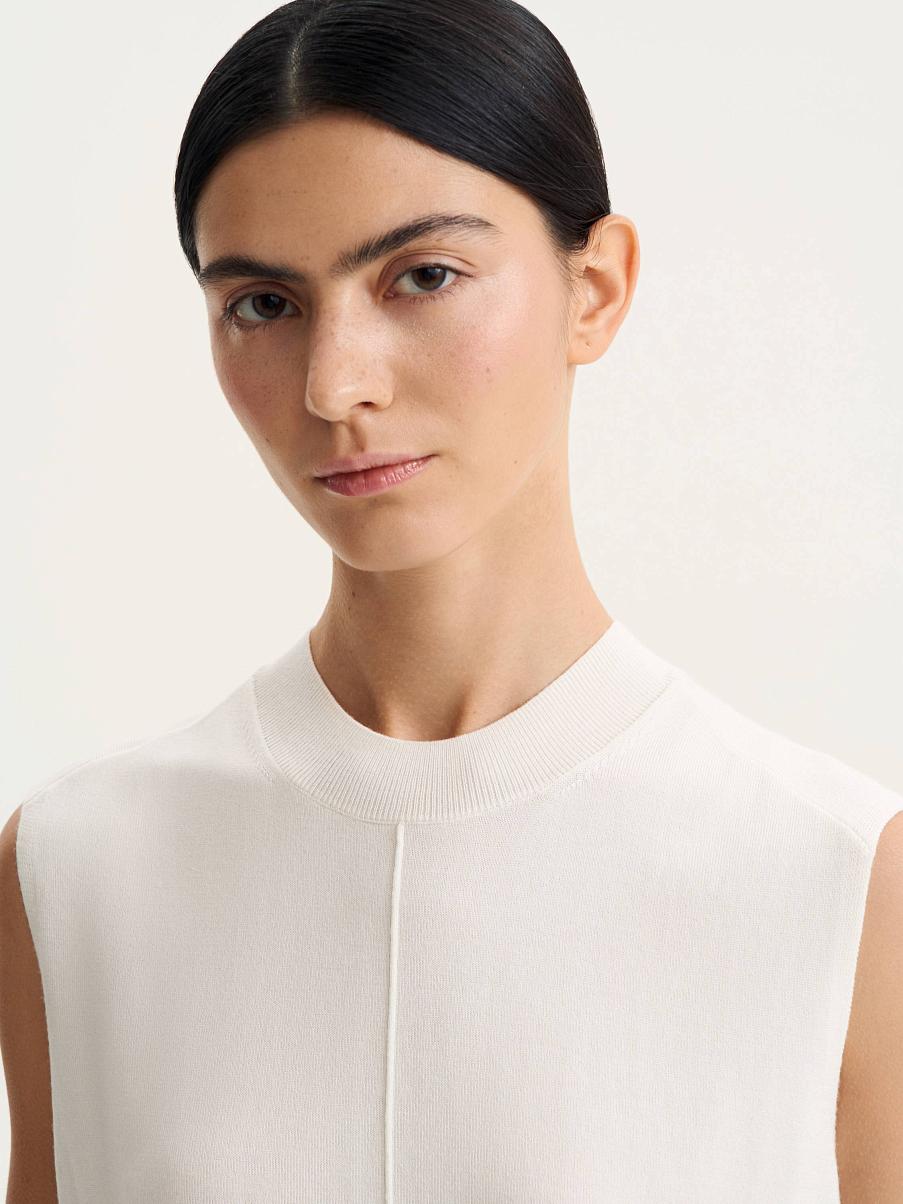 Топ из шелка и шерсти мериноса