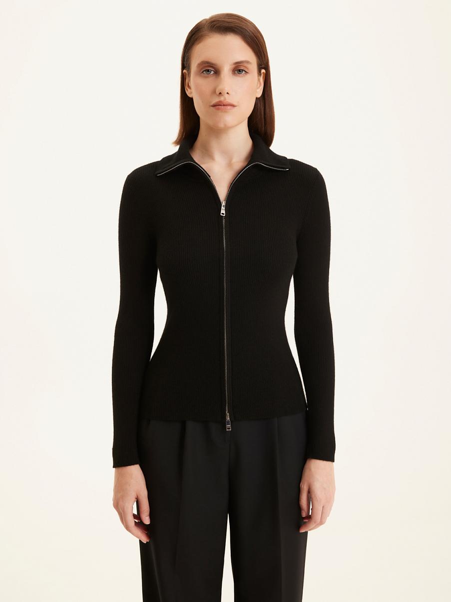 Кардиган из шерсти мериноса на молнии