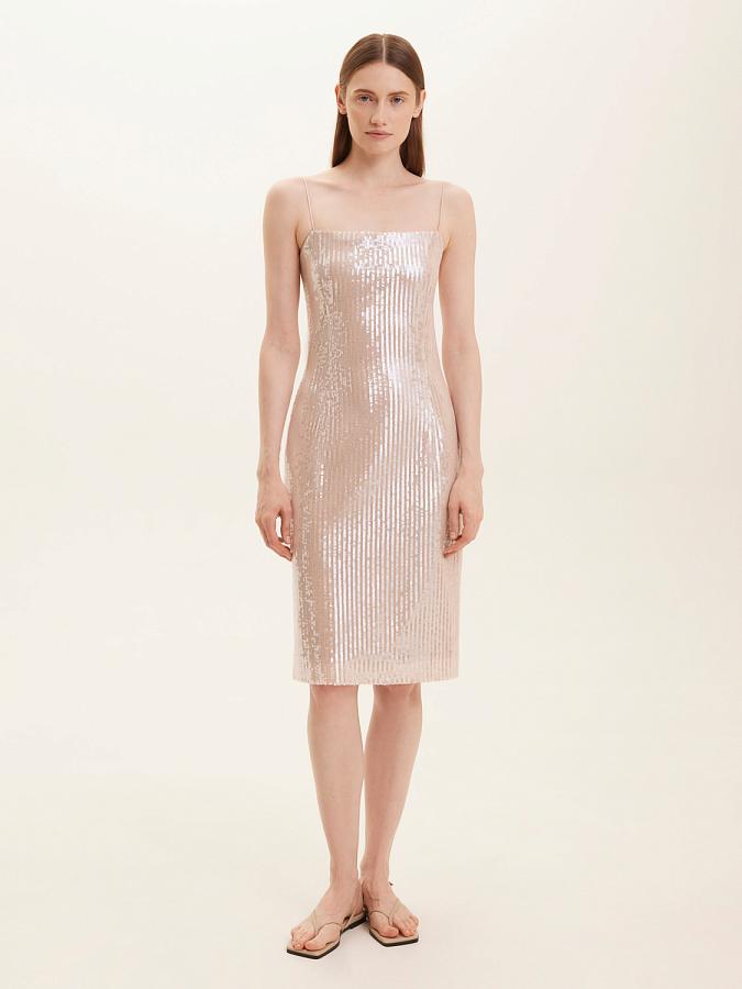 LSTR-022168 Платье (пудра, XS)