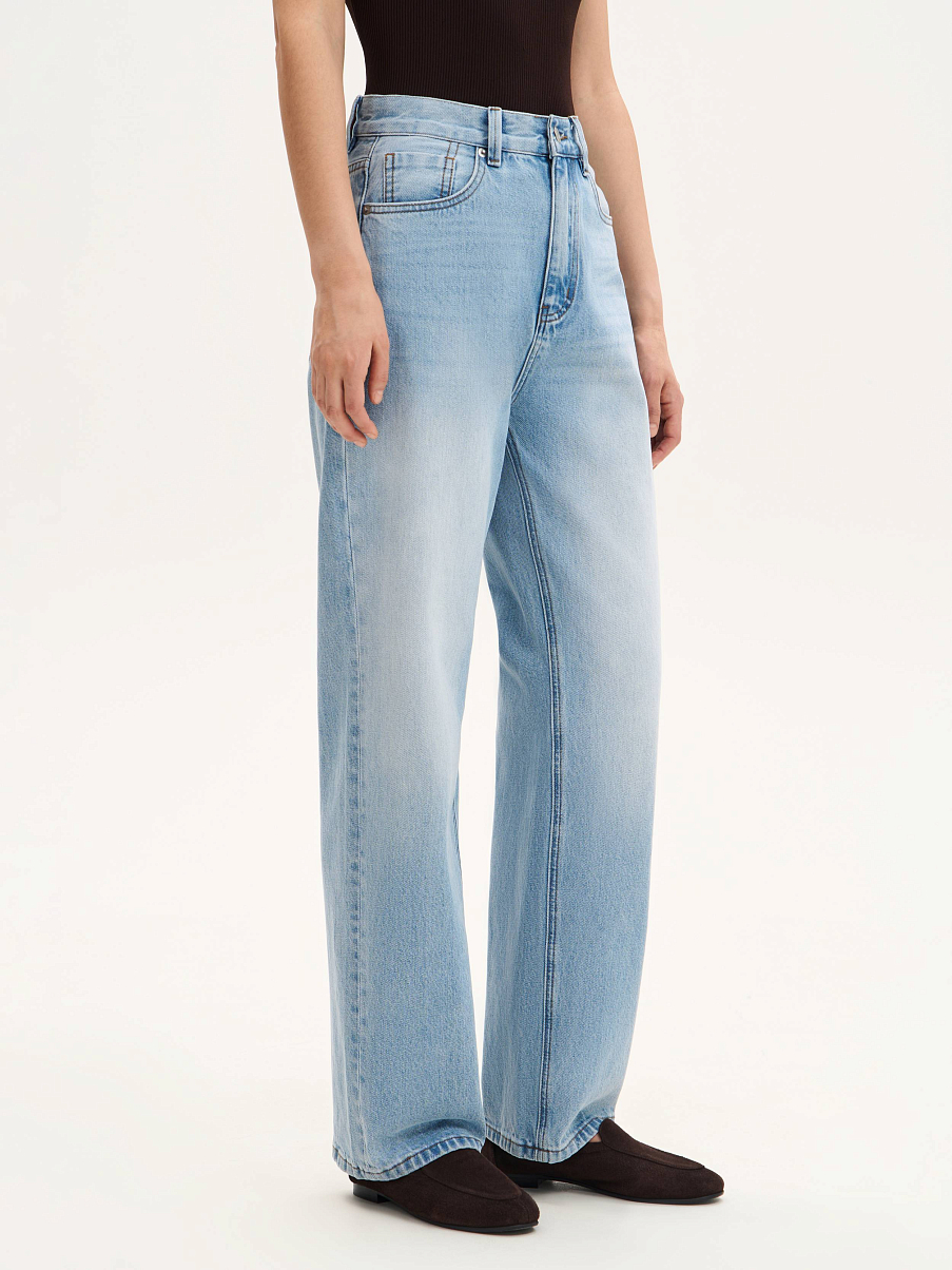 Джинсы прямые 