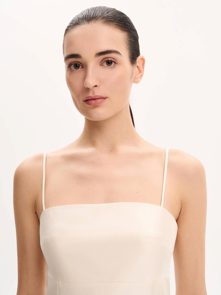 Платье из шерсти и шелка