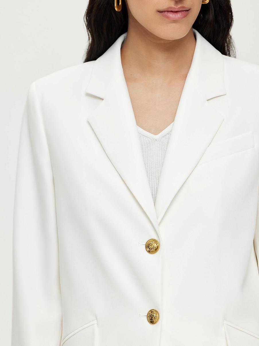 Однобортный прямой жакет