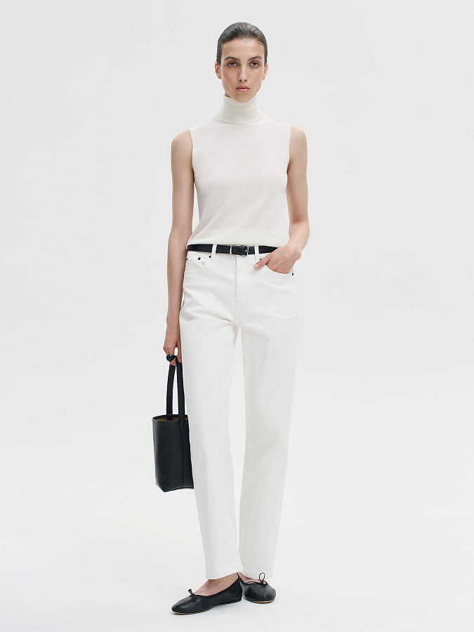 LSWN-612002 Водолазка (белый, M)