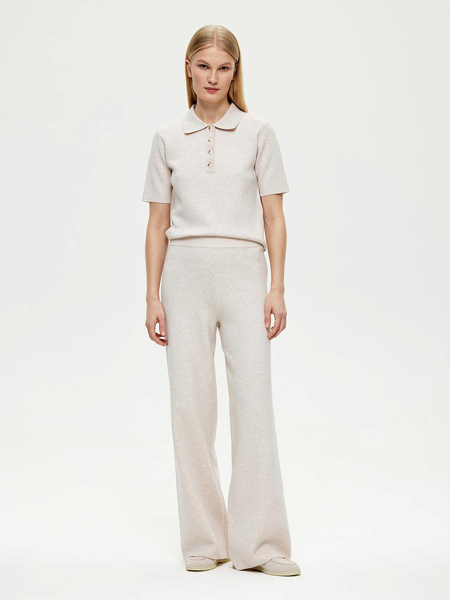 Трикотажные свободные брюки