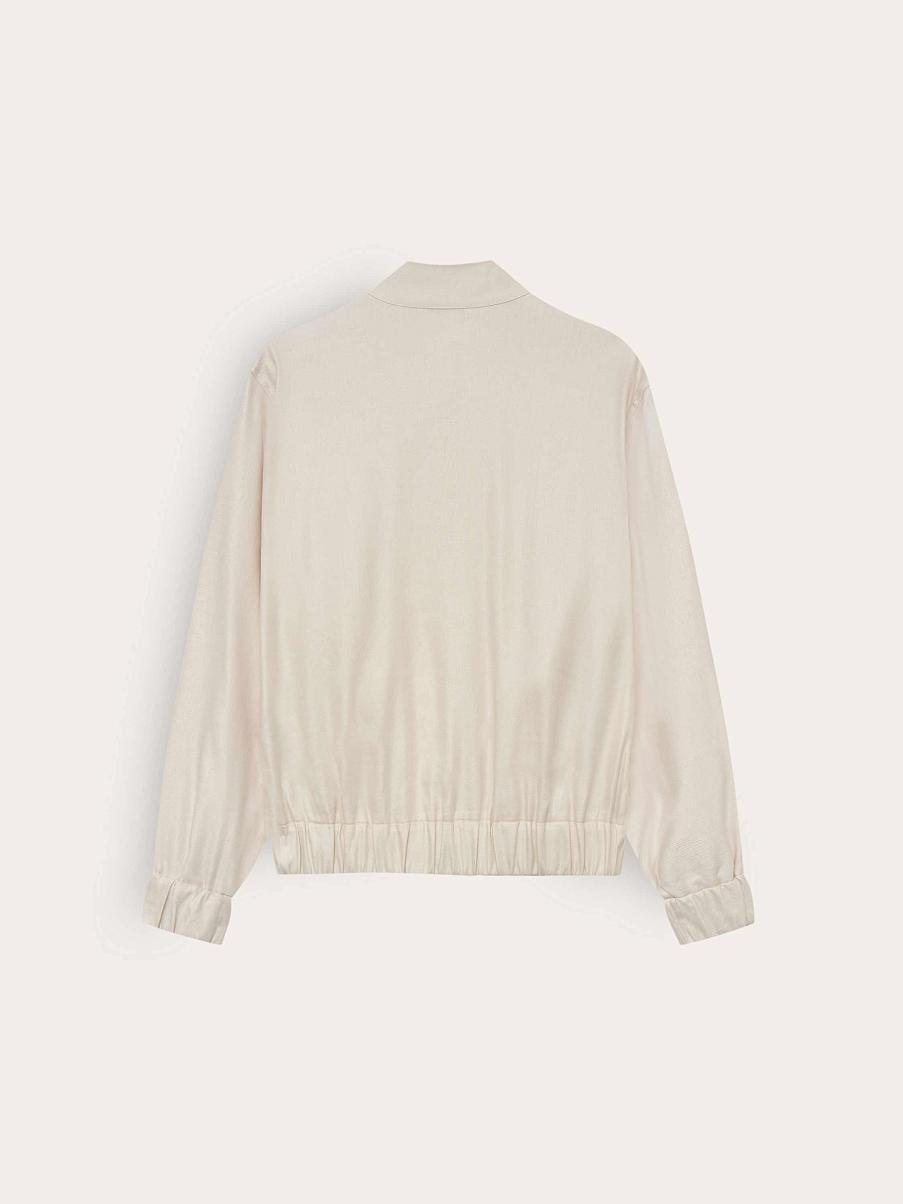 Бомбер льняной