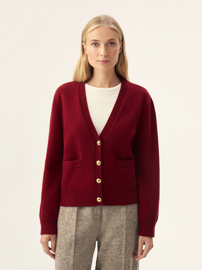 LWWS-202005 Кардиган (красный, XS)