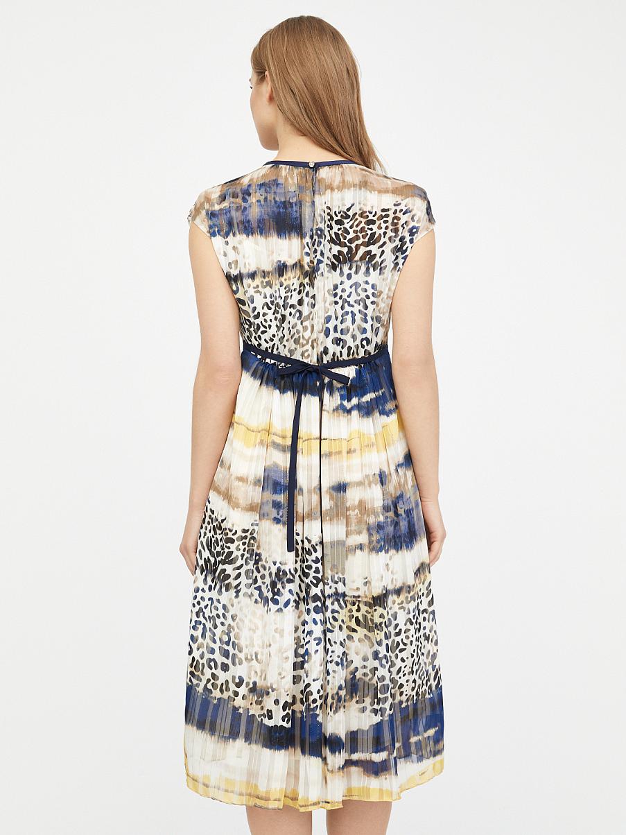 Шифоновое платье миди А-силуэта