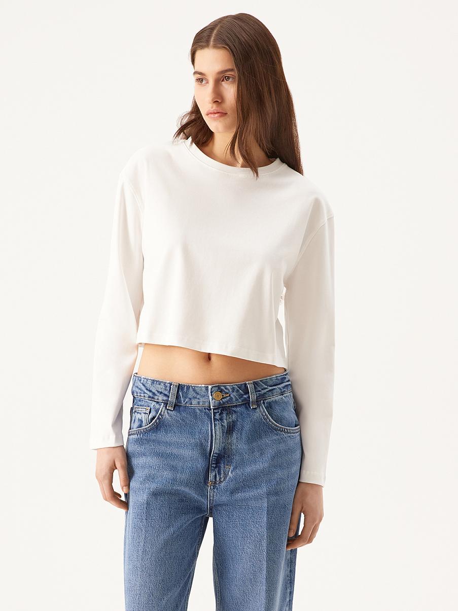 Укороченный лонгслив