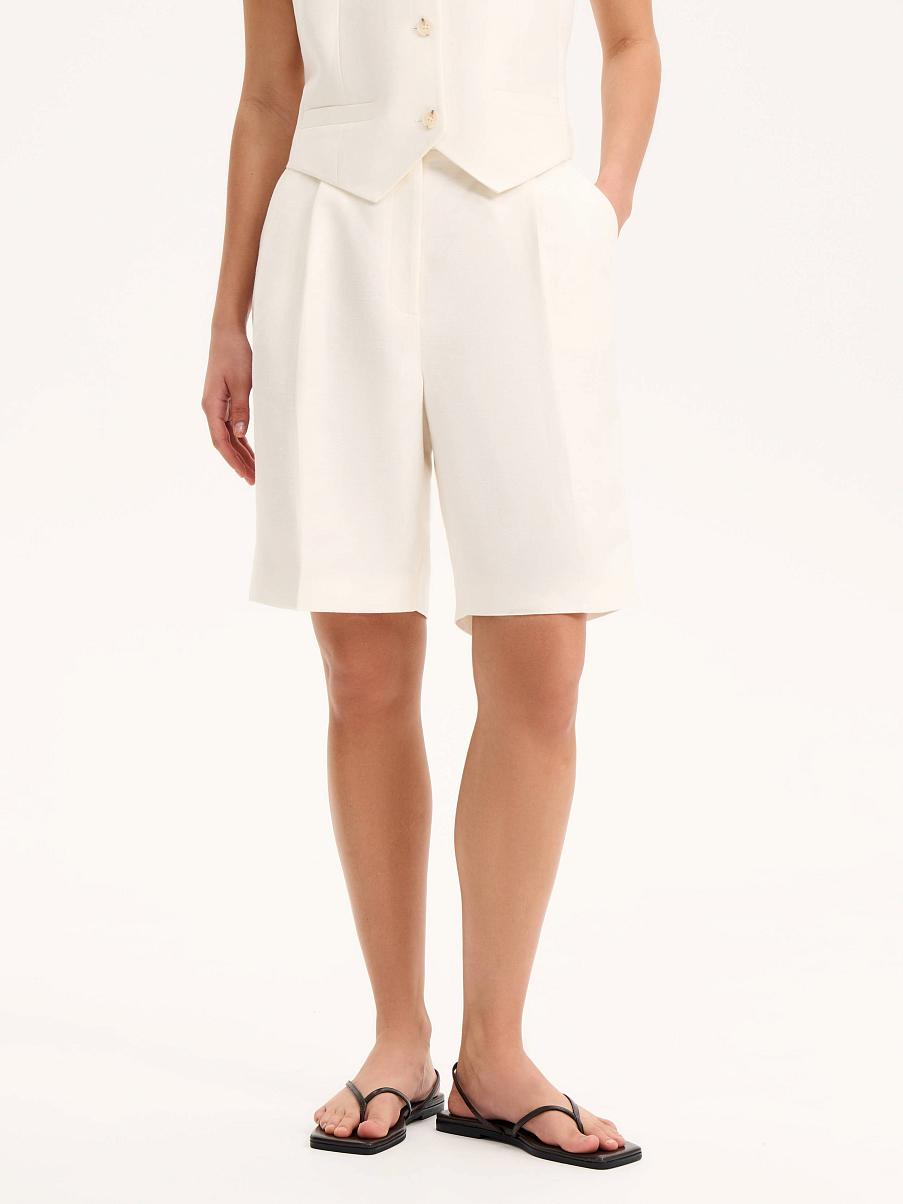 Шорты льняные