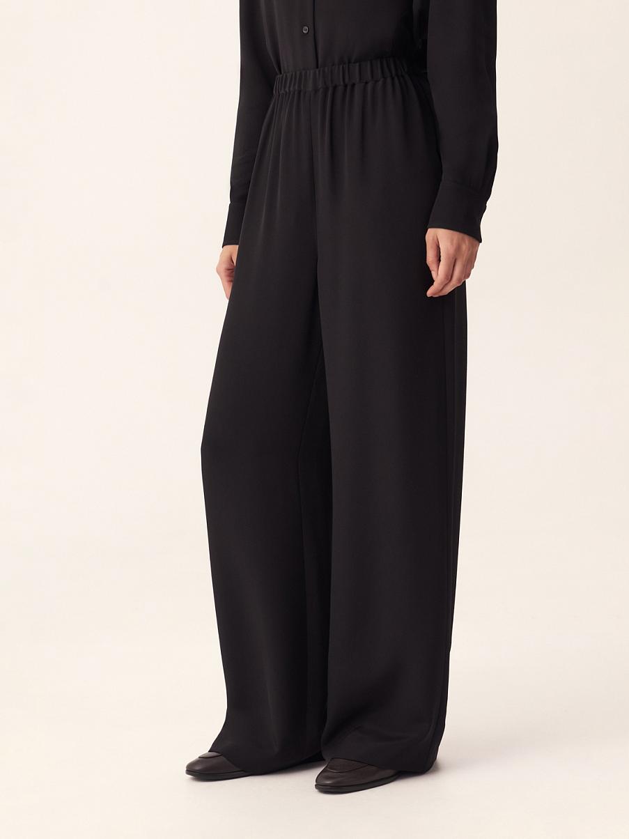 Брюки из шелка