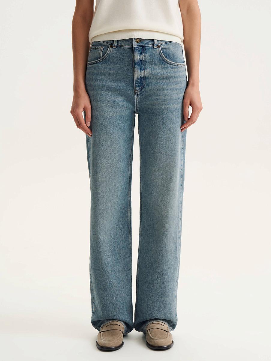 Джинсы прямые 