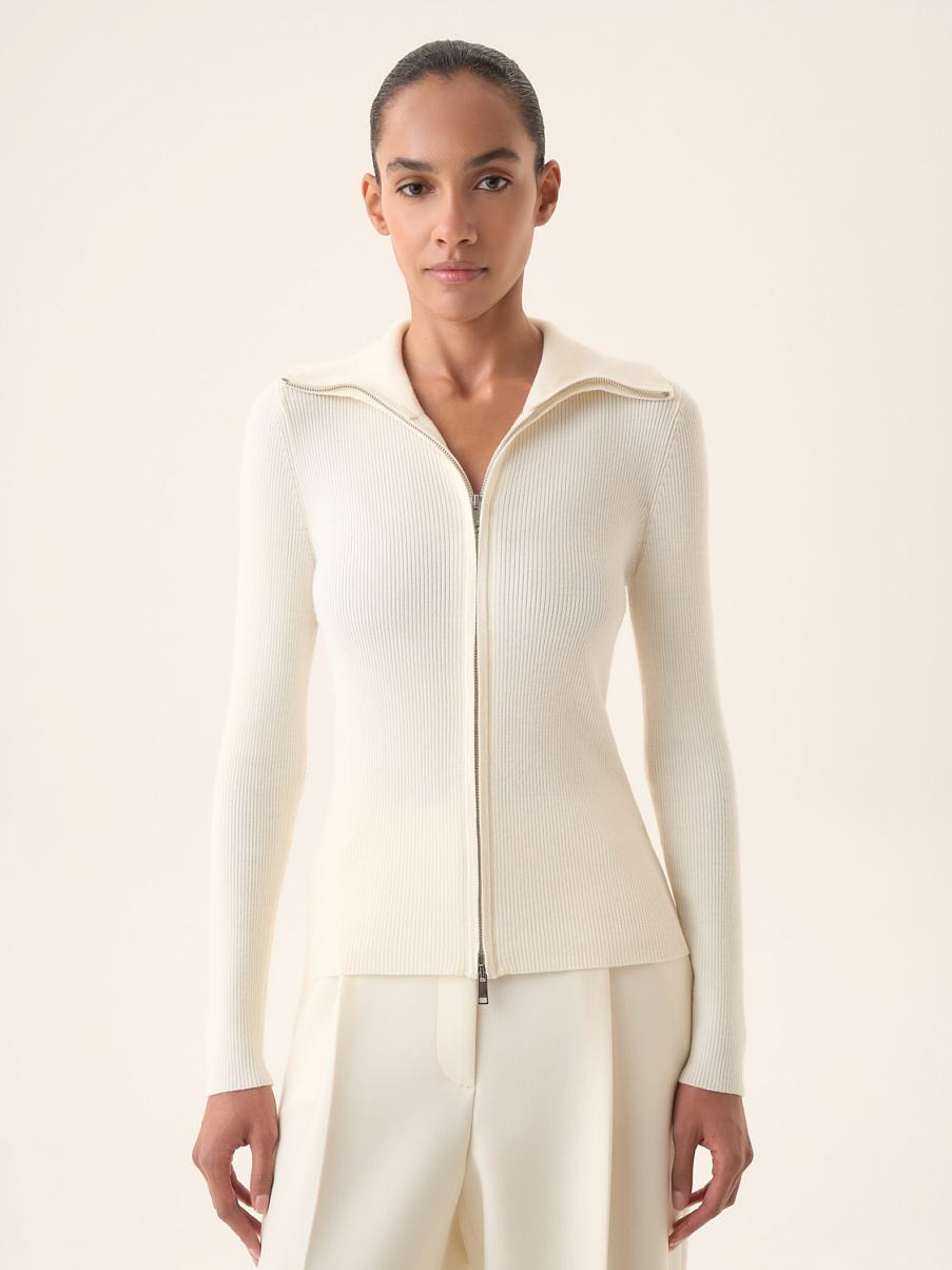 Кардиган из шерсти мериноса на молнии