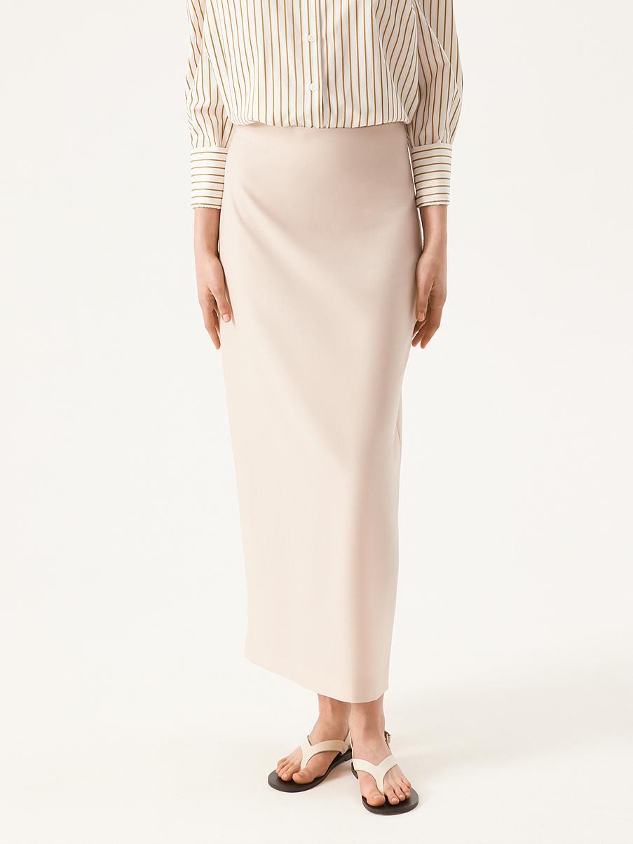 Юбка миди из шерсти