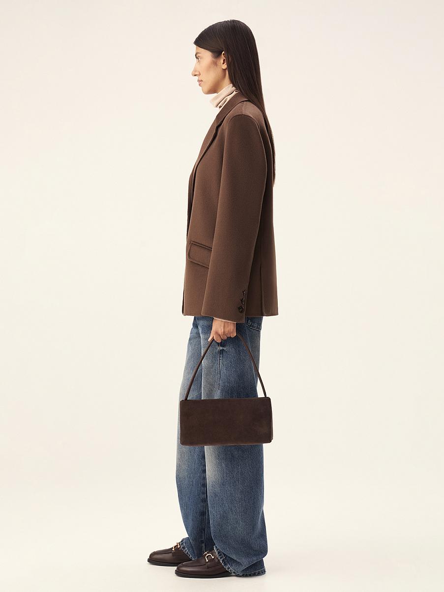 Сумка из натуральной замши