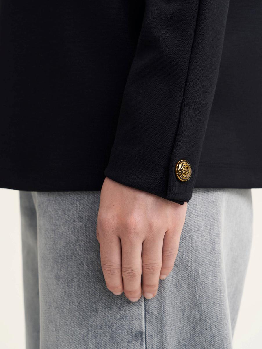 Лонгслив прямого кроя