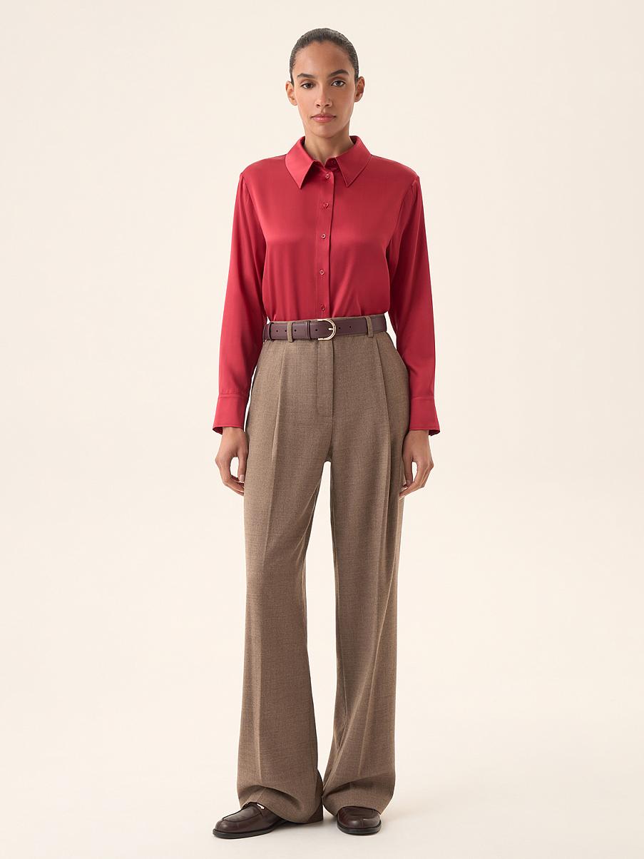 Шелковая рубашка