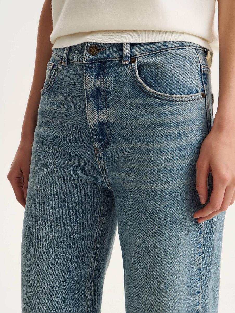 Джинсы прямые 