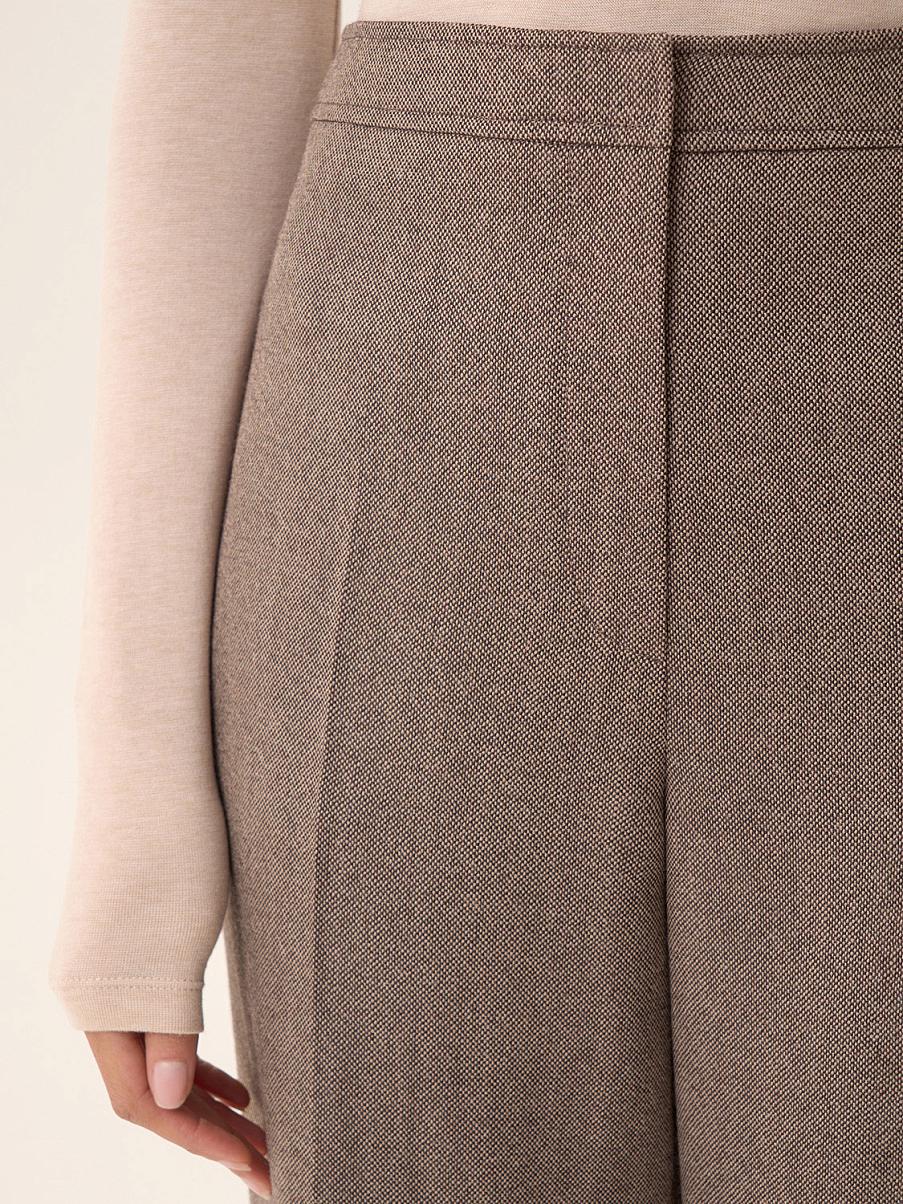 Прямые костюмные брюки