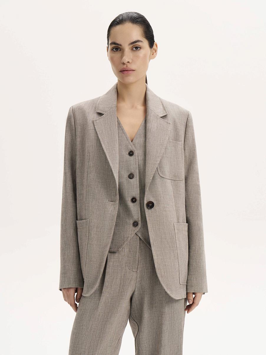 Жилетка льняная