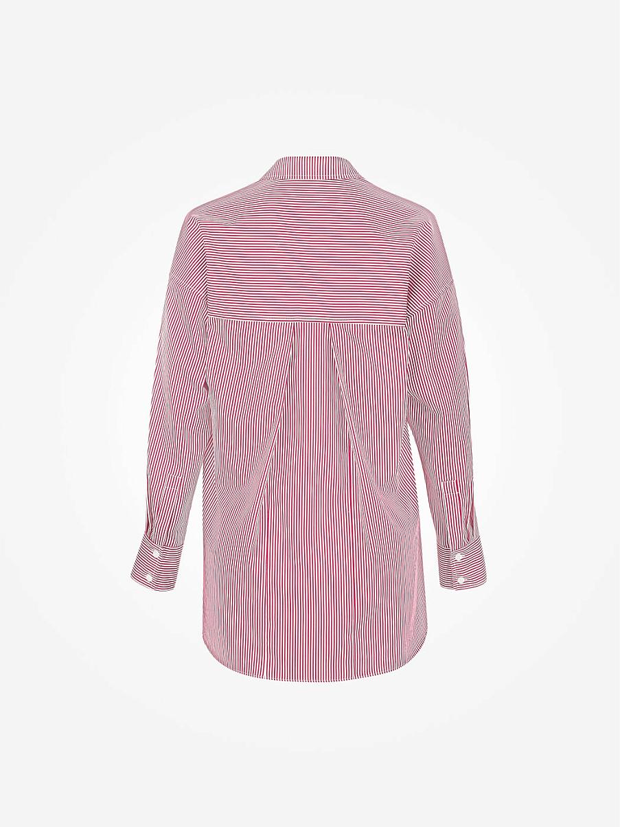 Рубашка оверсайз без пуговиц