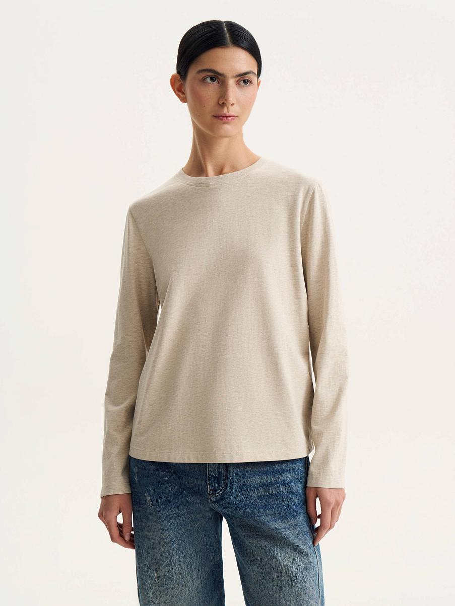 Лонгслив из хлопка