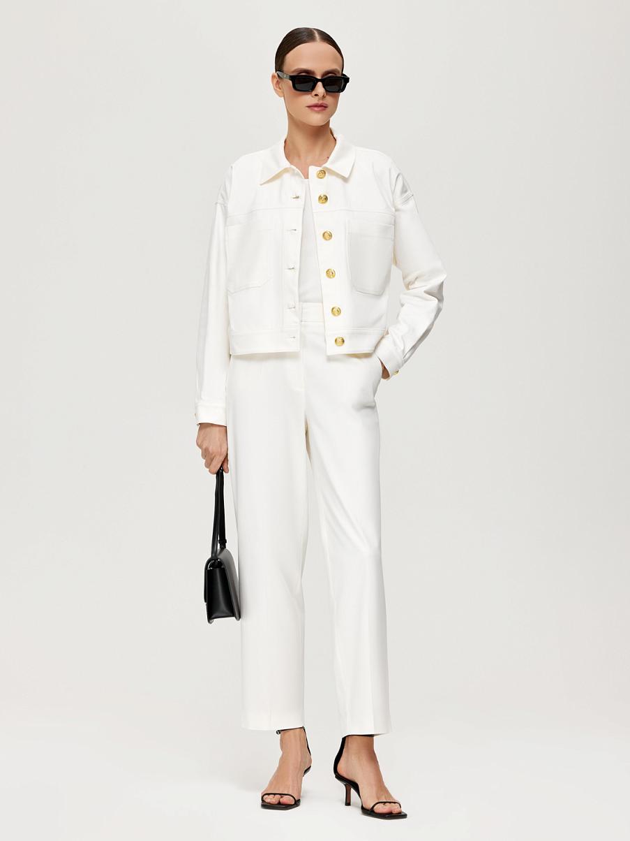 Хлопковый жакет с пуговицами