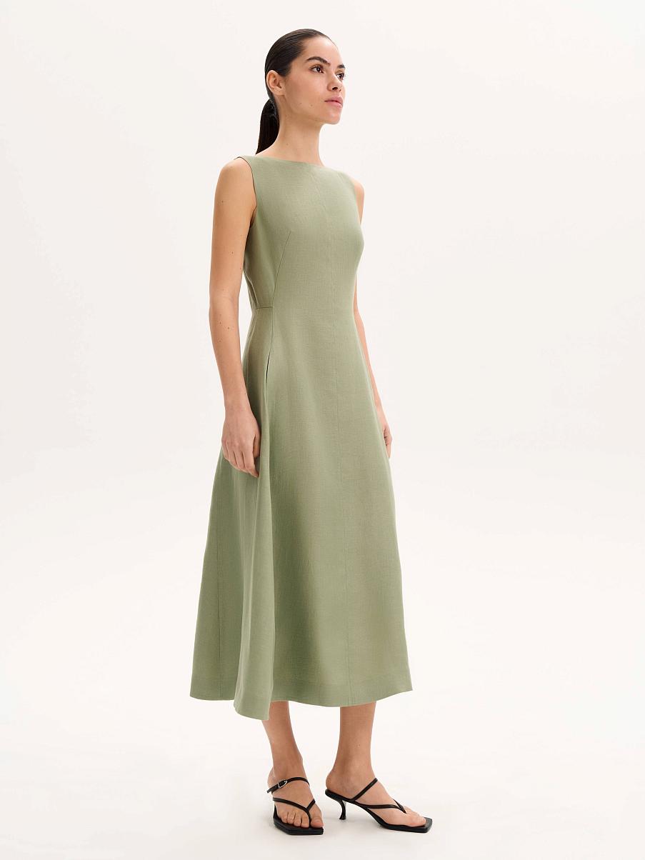 Платье льняное