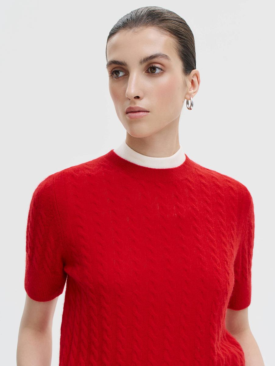 Топ из шерсти с кашемиром