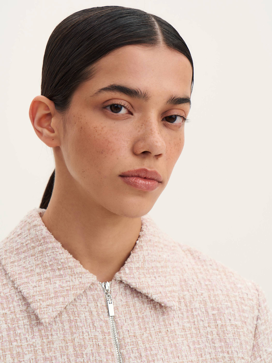 Платье мини на молнии