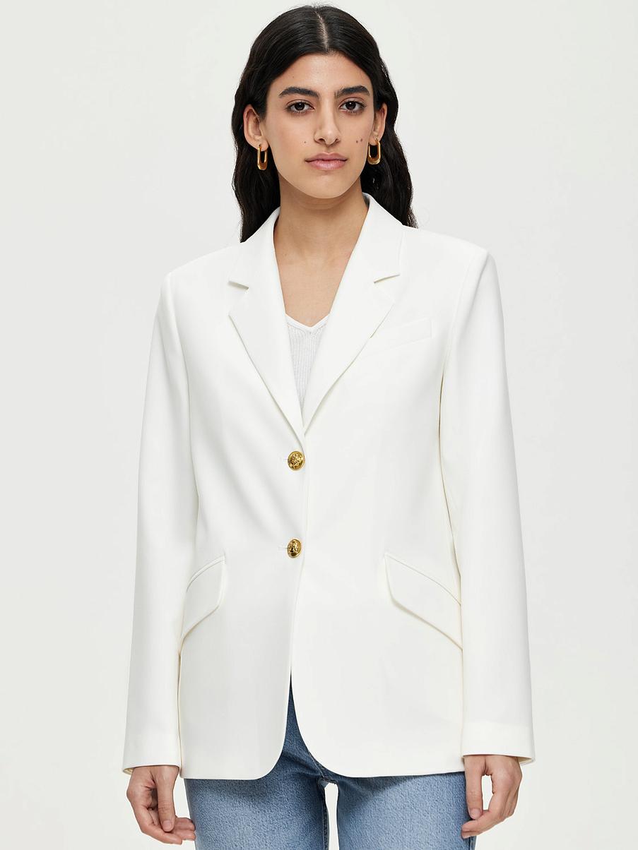 Однобортный прямой жакет