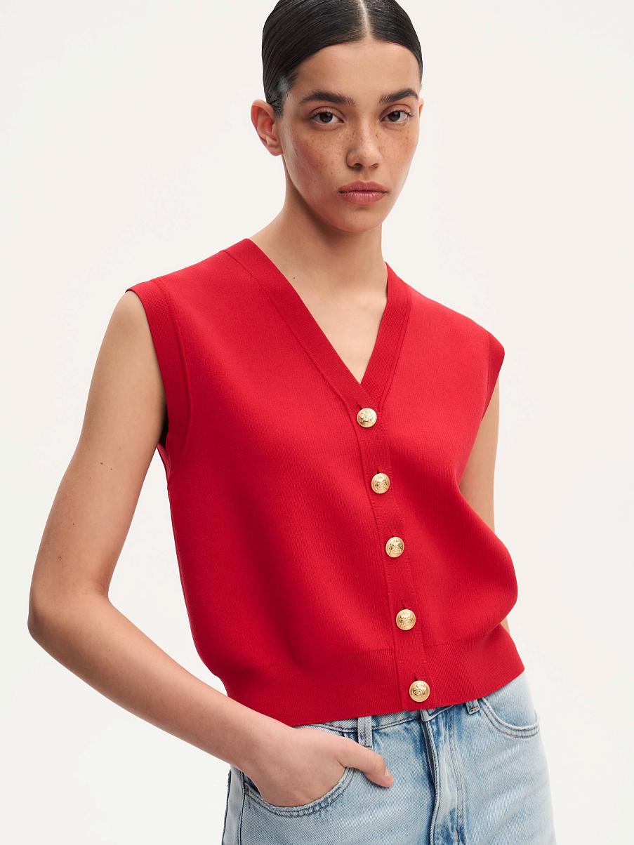 Жилетка трикотажная