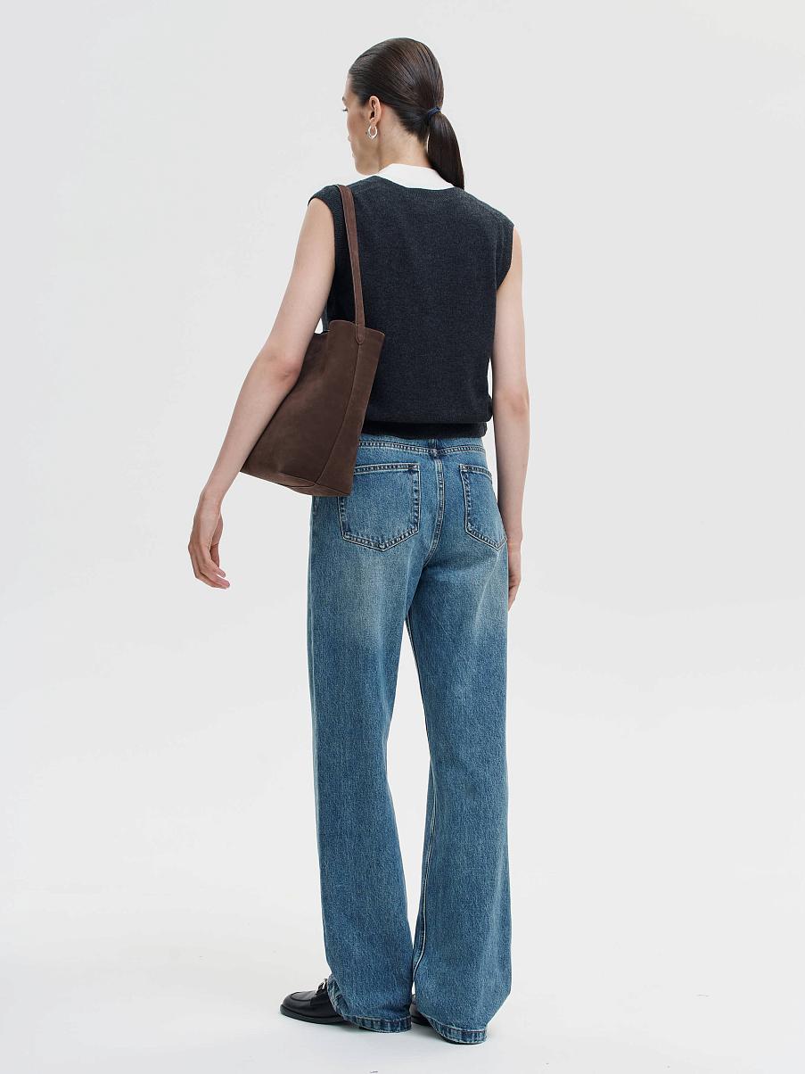 Жилетка из шерсти с кашемиром