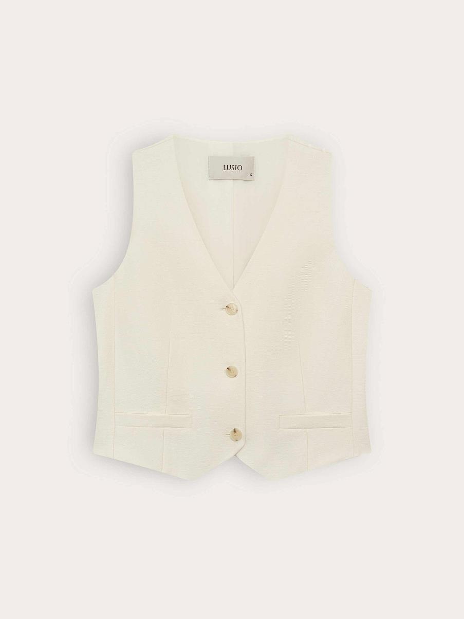 Жилетка льняная