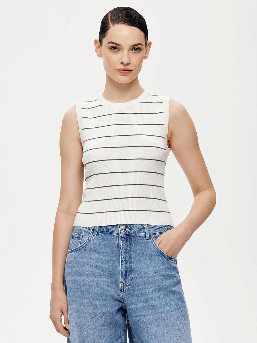 Укороченный топ с шелком и кашемиром