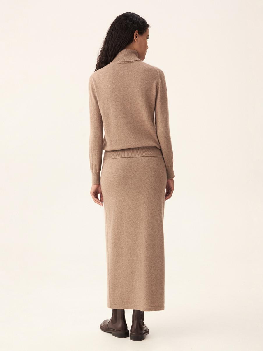 Юбка макси из кашемира и шерсти