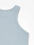 Хлопковый топ в рубчик