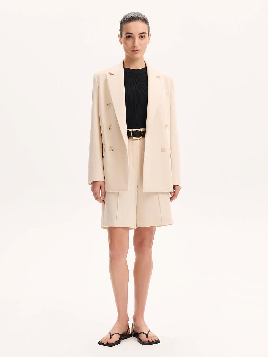 Жакет двубортный