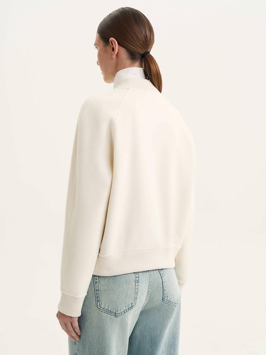 Бомбер из кашемира и шерсти мериноса