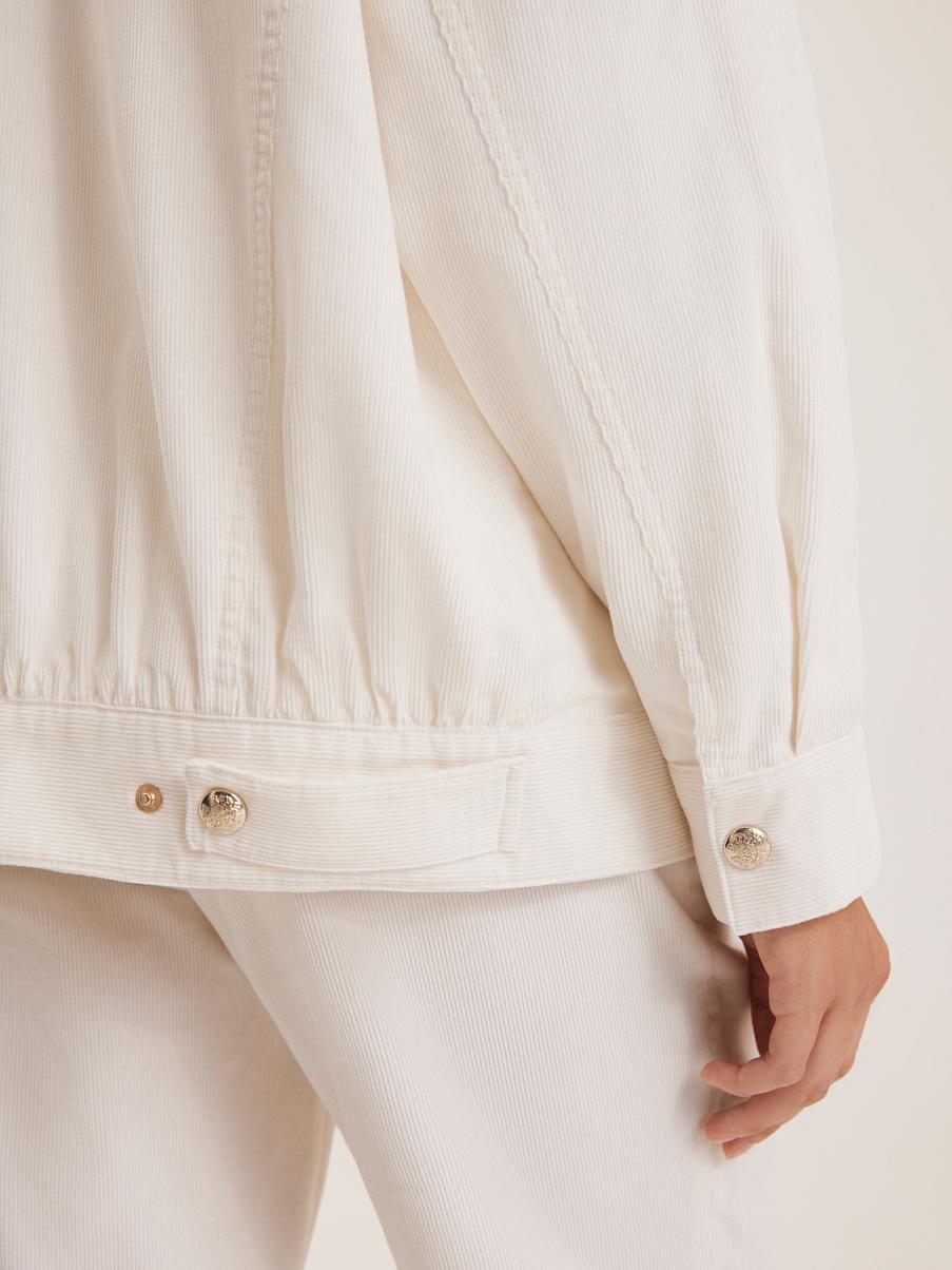 Вельветовая куртка оверсайз