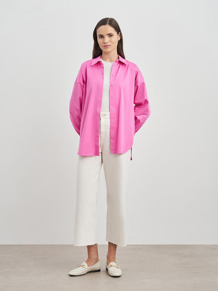 Рубашка оверсайз из хлопка